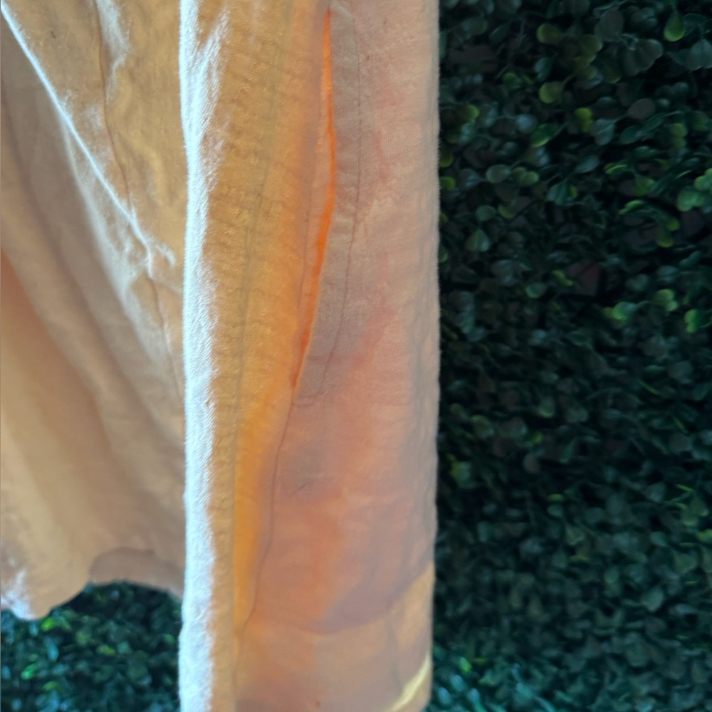 🔥5/$30🔥Free People Vivi Open Back Stretch Cotton Dress In Peach Sunrise - Picture 7 of 9